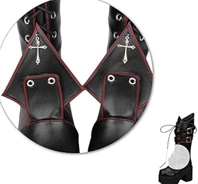 中国ロリィタ　HEXAGRAM ストラップパンプス　黒25.5 新品 楽天市場】セパレートパンプス ポインテッドトゥ クロス